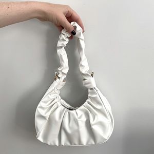 Shein White Shoulder Bag (comes with crossbody strap)